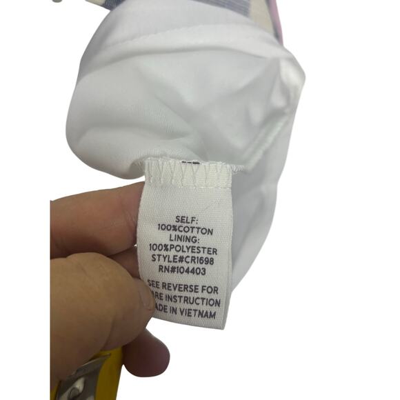 Blu Pepper Striped Ruffle Sleeve Dress Women’s S Multicolor Cotton Lined Summer - Picture 7 of 7